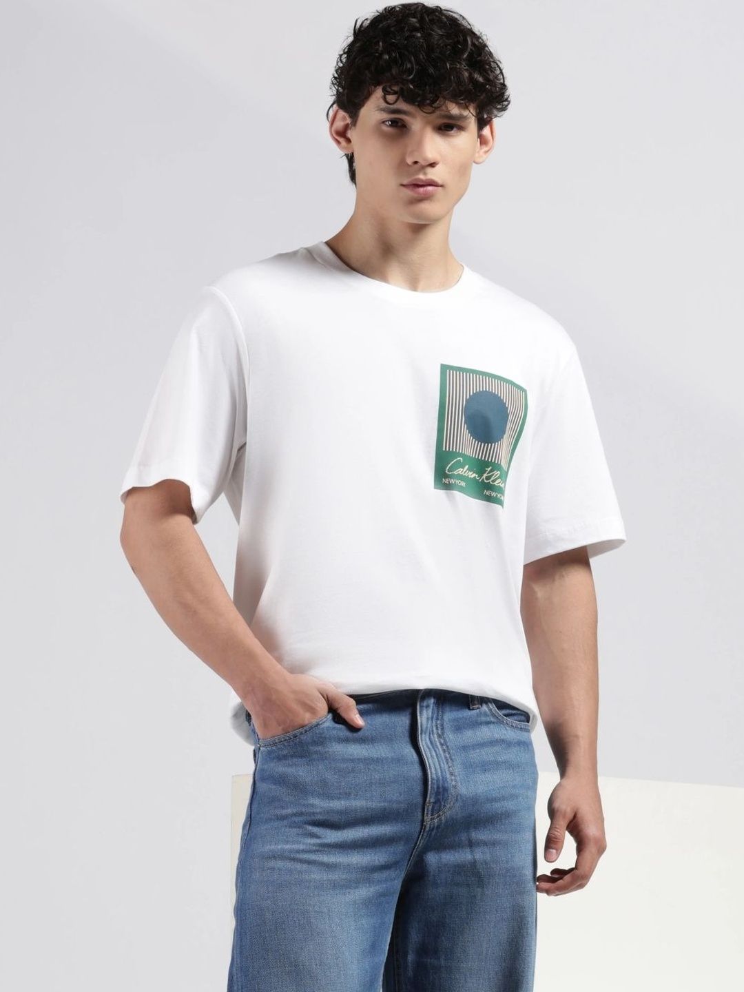 Calvin Klein Jeans Calvin Klein Jeans Men Brand Logo Printed T-shirt