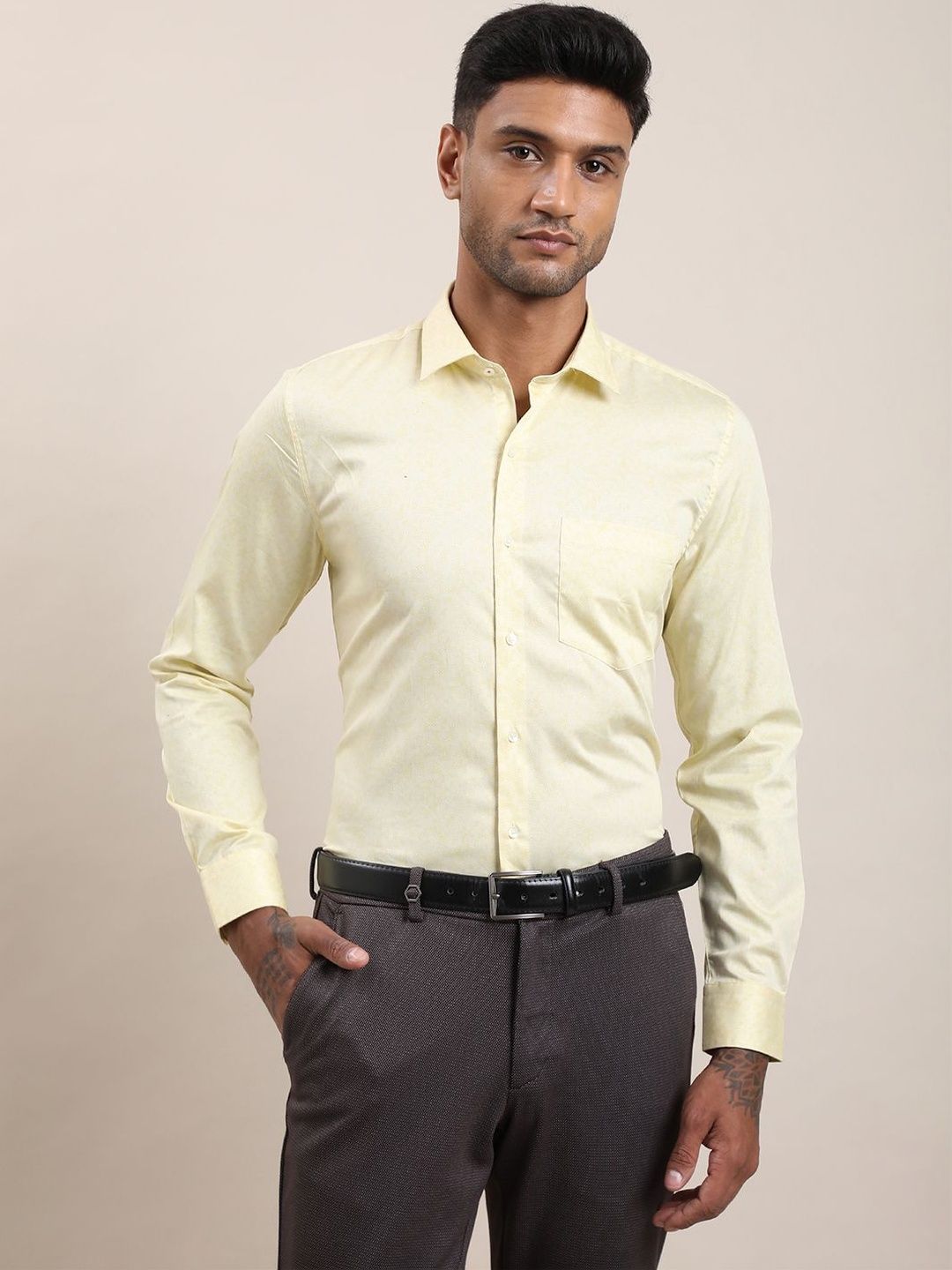Turtle Men Standard Slim Fit Formal Shirt