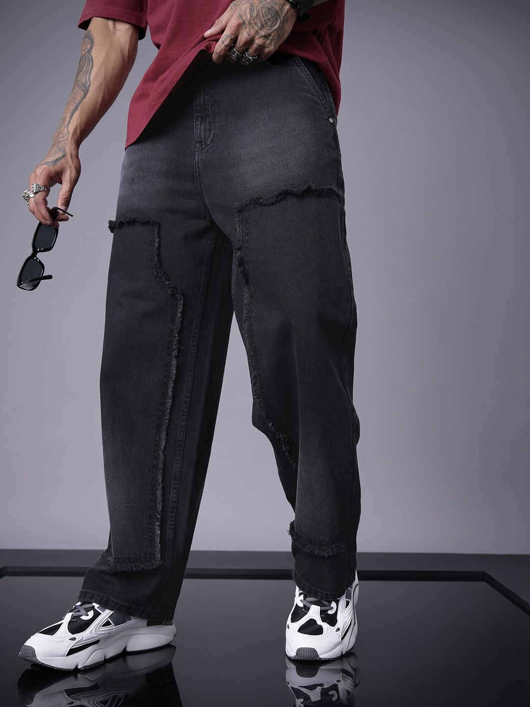 SOKO STREET Men Relaxed Fit Non-Stretchable Pure Cotton Jeans