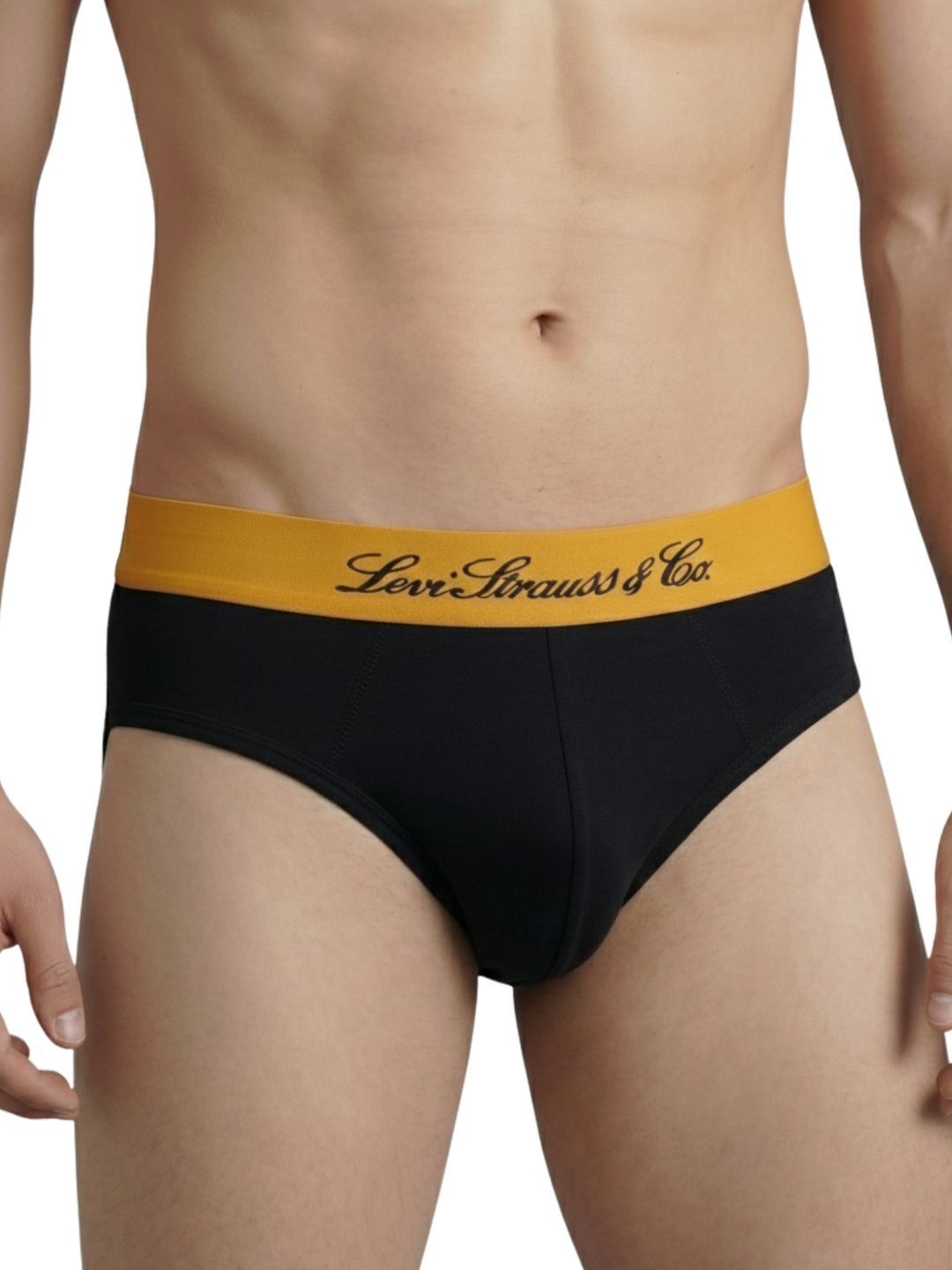 Levis Men Cotton 4-Way Stretch Outer Elastic Waistband Elite Heritage Brief 073