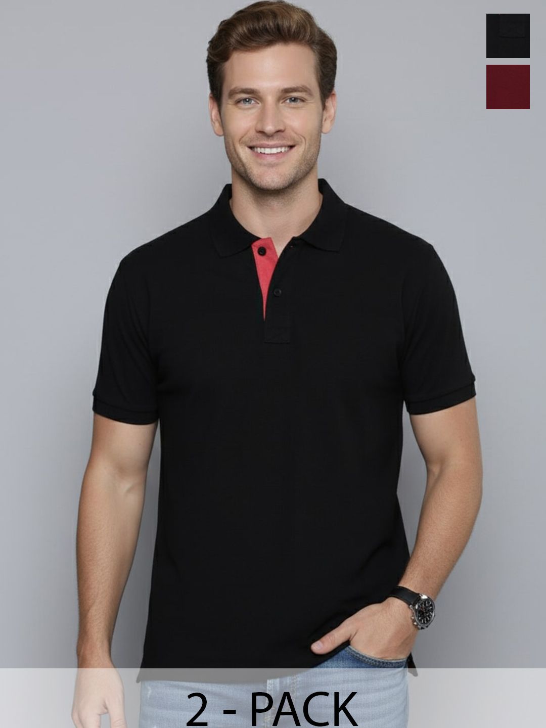 トップス DADA Buy DADA IMPEX Men Polo Collar T-shirt - Tshirts for Men 39056001