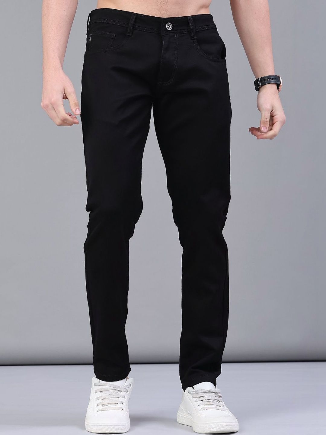 V-Mart Men Regular Fit Mid-Rise Stretchable Jeans