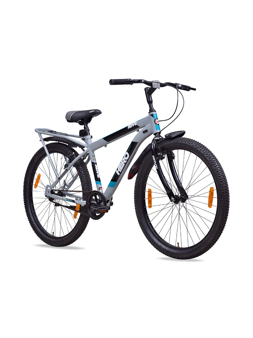 Hero Hero Rove IC Single Speed 26T Rigid Suspension Steel Grey-Green Mountain Cycle