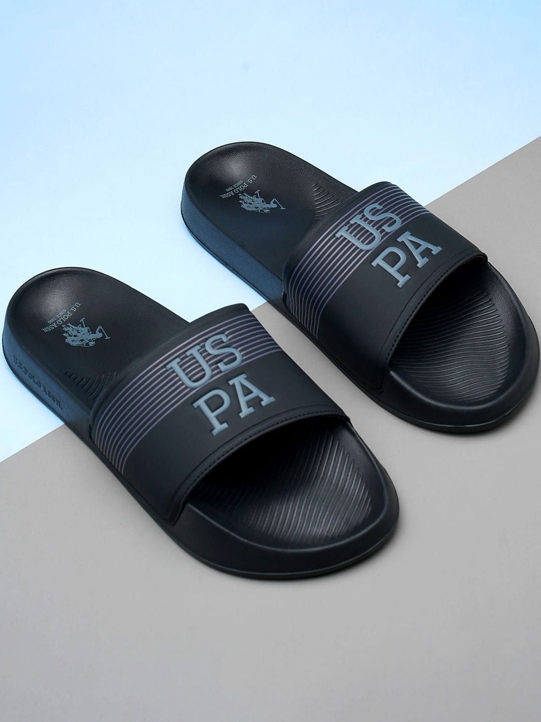 U.S. Polo Assn. Men Printed Sliders