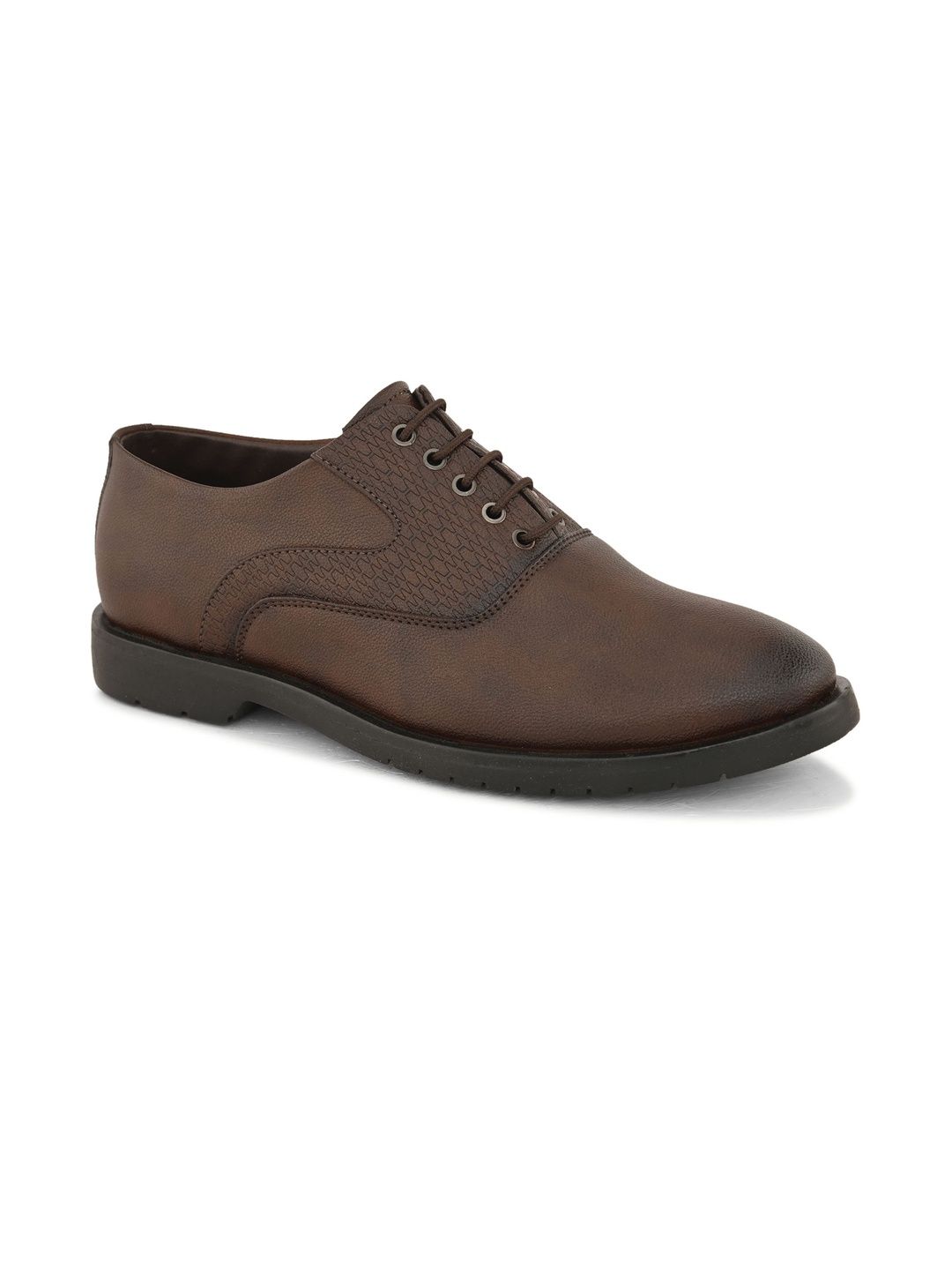 HERE&NOW Men Synthetic Leather Derbys Formal Shoes