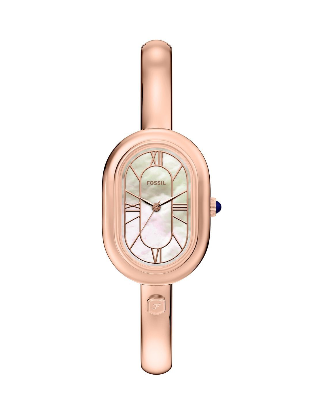 Mother of Pearl Dial & Stainless Steel Bracelet Style Straps Analogue Watch ES5472
