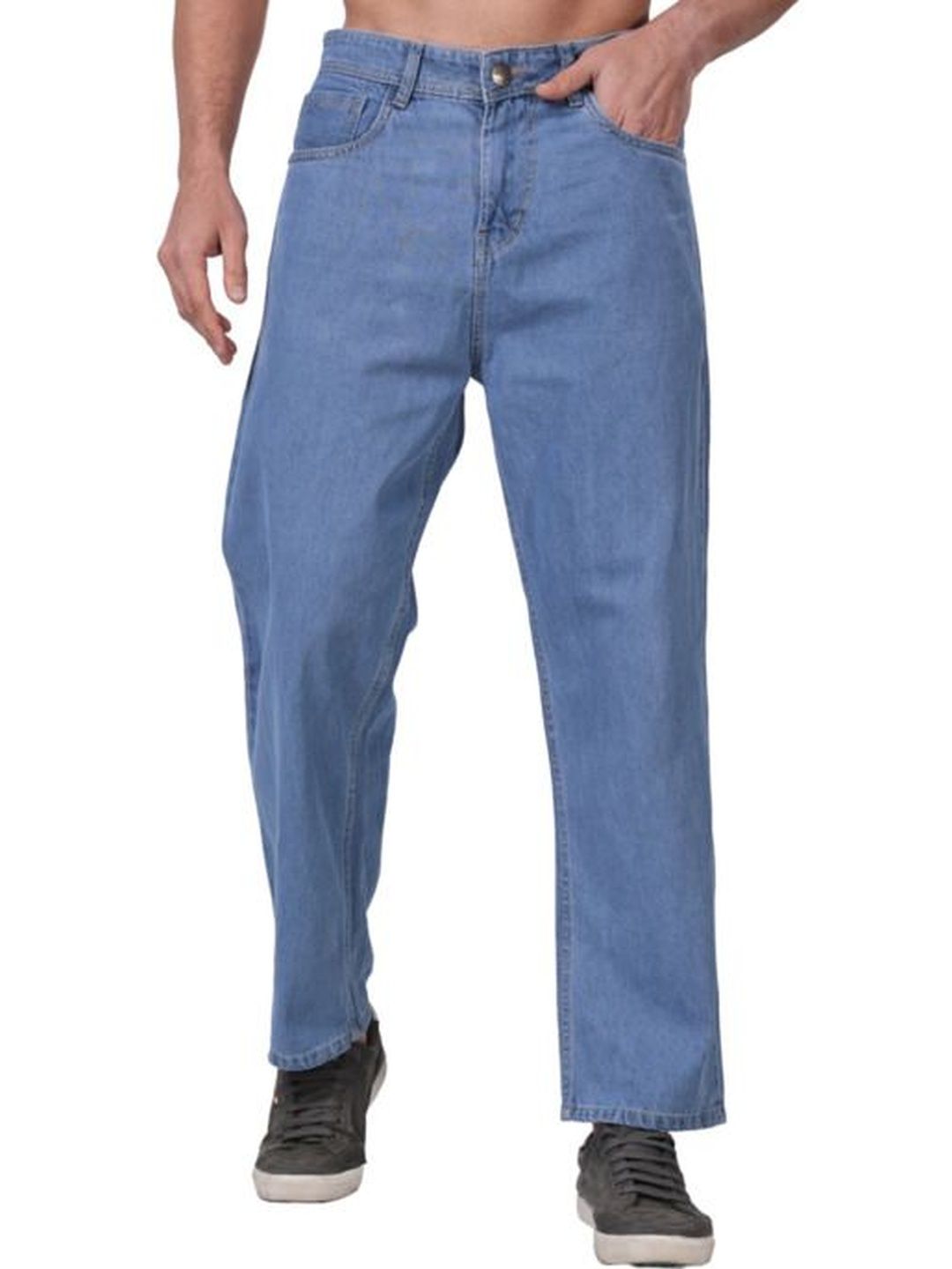 PRJ IN STYLE Men Straight Fit Mid-Rise Jeans