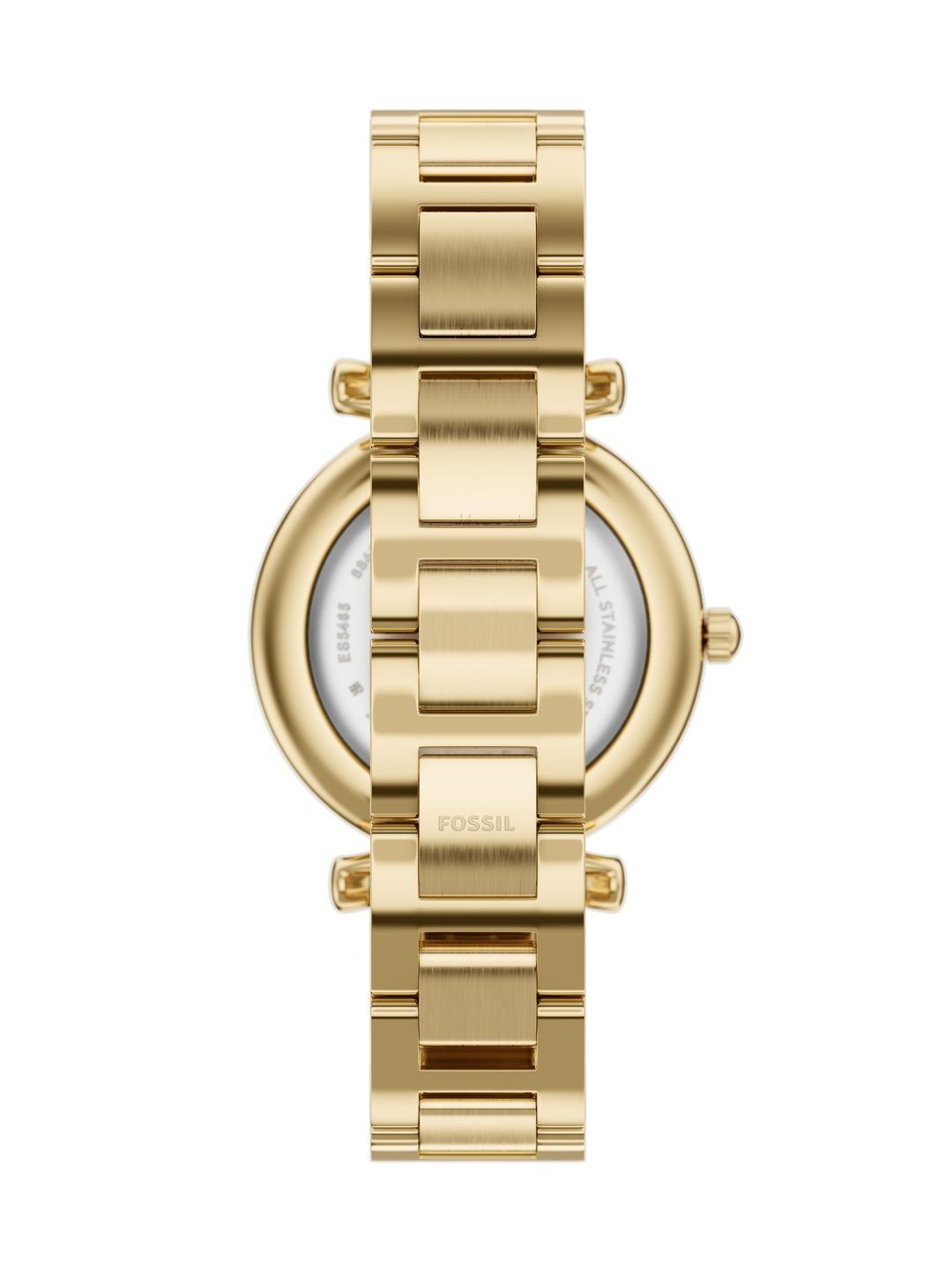 Dial & Stainless Steel Bracelet Style Straps Analogue Date Aperture Watch ES5465