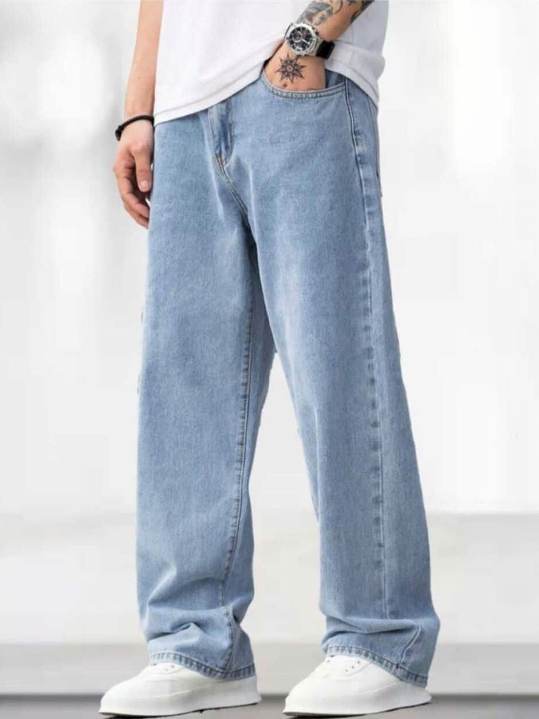 PRJ IN STYLE Men Straight Fit Mid-Rise Jeans
