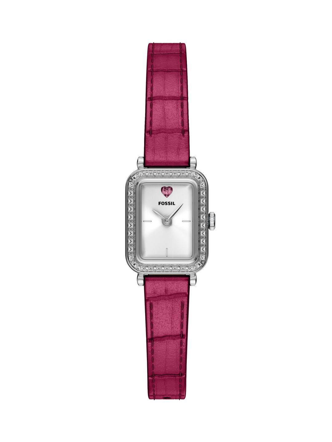 Dial & Leather Straps Analogue Watch ES5466