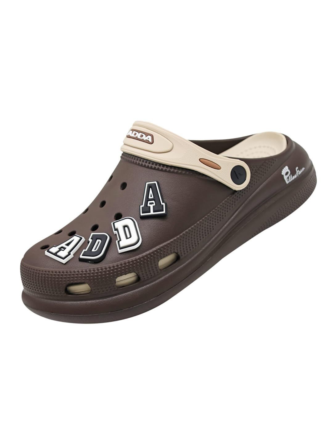 Adda Men Printed Rubber Clogs