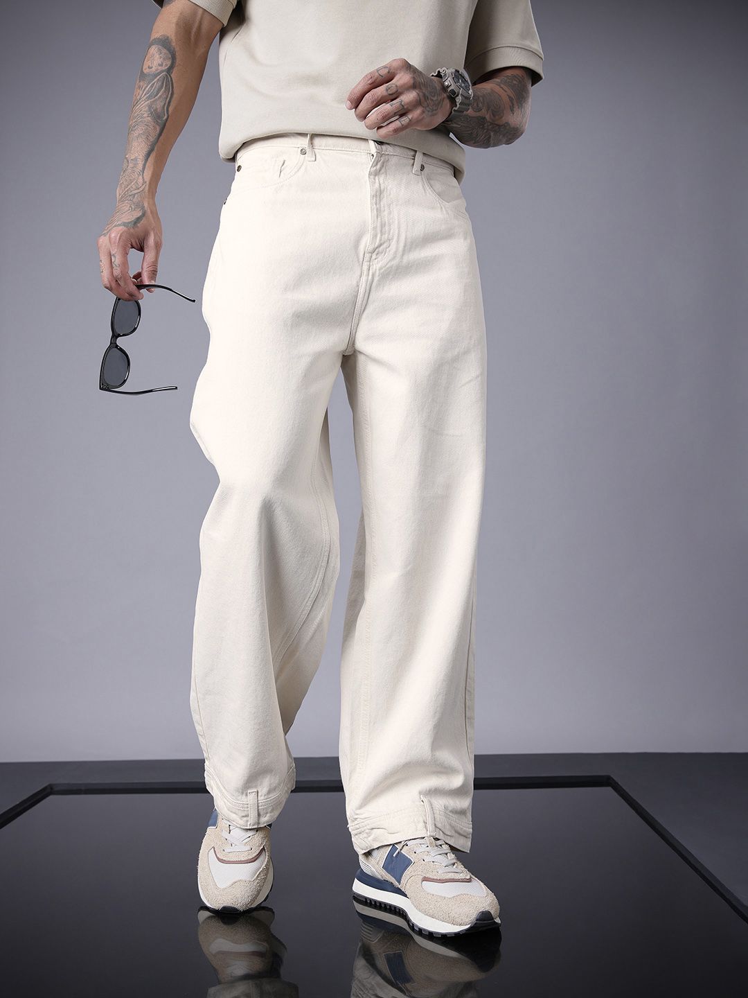 SOKO STREET Men Relaxed Fit Pure Cotton Jeans