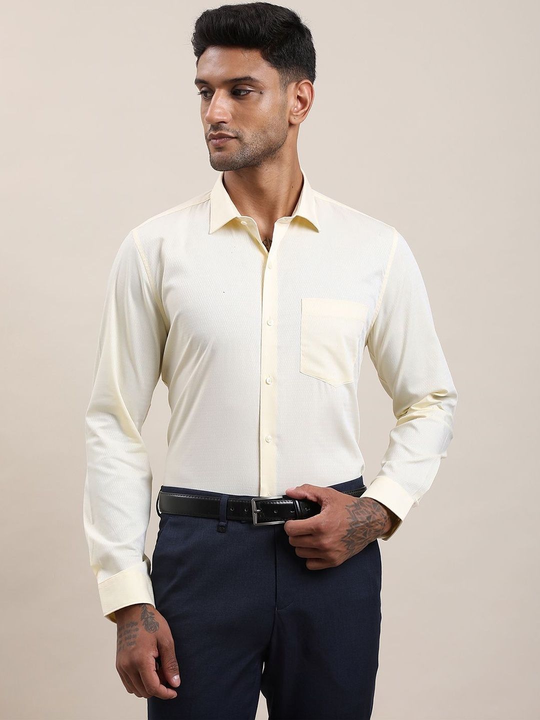 Turtle Men Standard Slim Fit Formal Shirt
