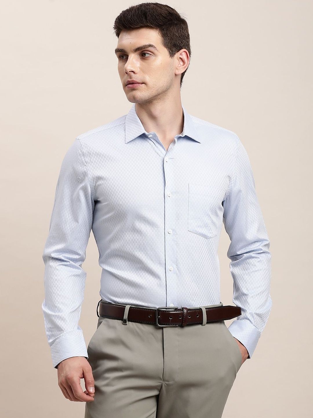 Turtle Men Standard Slim Fit Formal Shirt