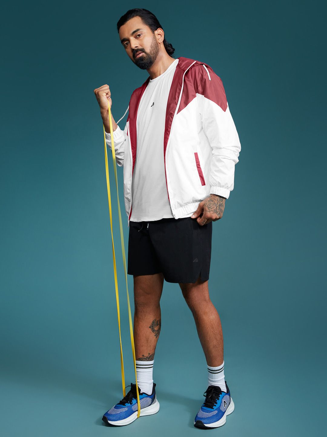 Buy BOLDFIT Men Hooded Colourblocked Windcheater Jacket - Jackets
