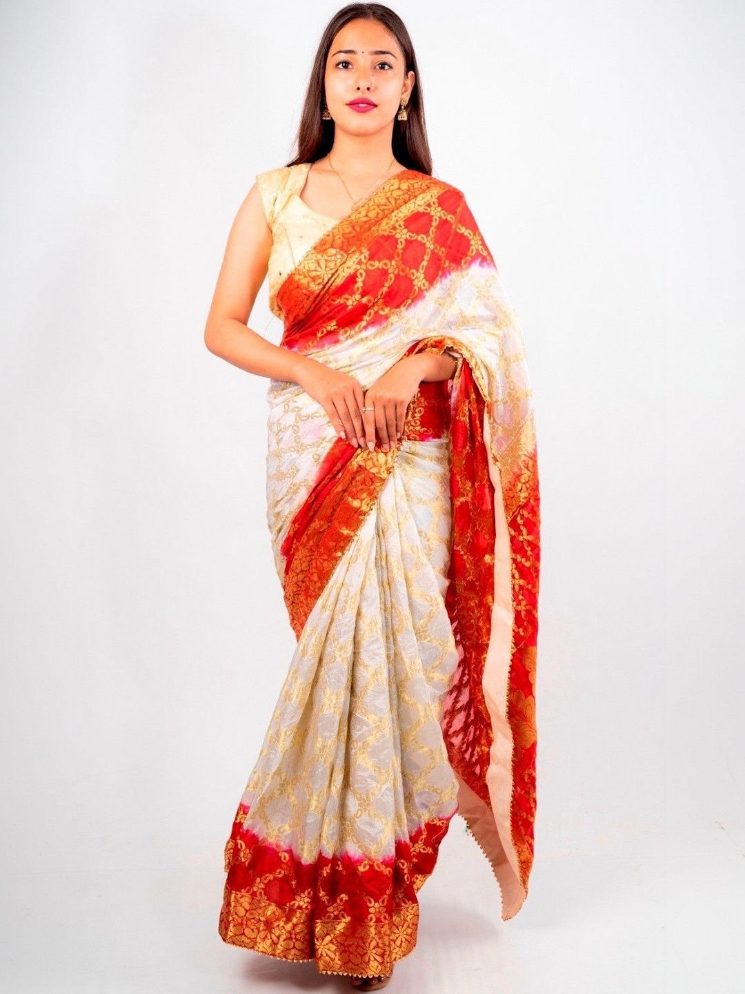 PANKHUDI FASHION Woven Design Zari Art Silk Banarasi Saree