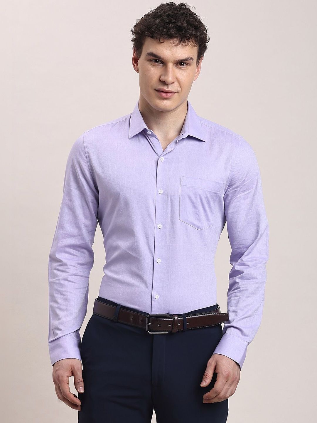 Turtle Men Standard Slim Fit Formal Shirt