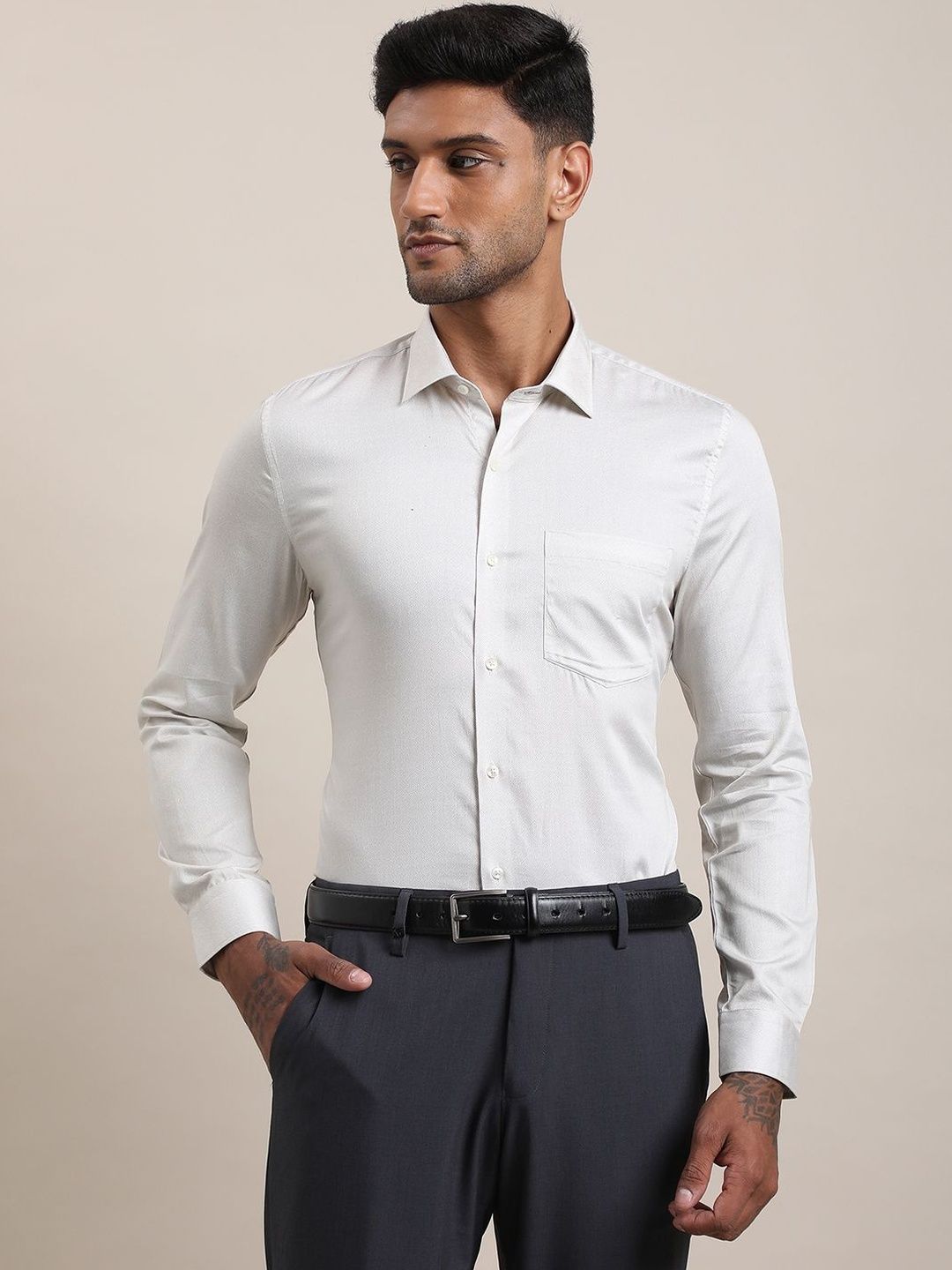 Turtle Men Standard Slim Fit Formal Shirt