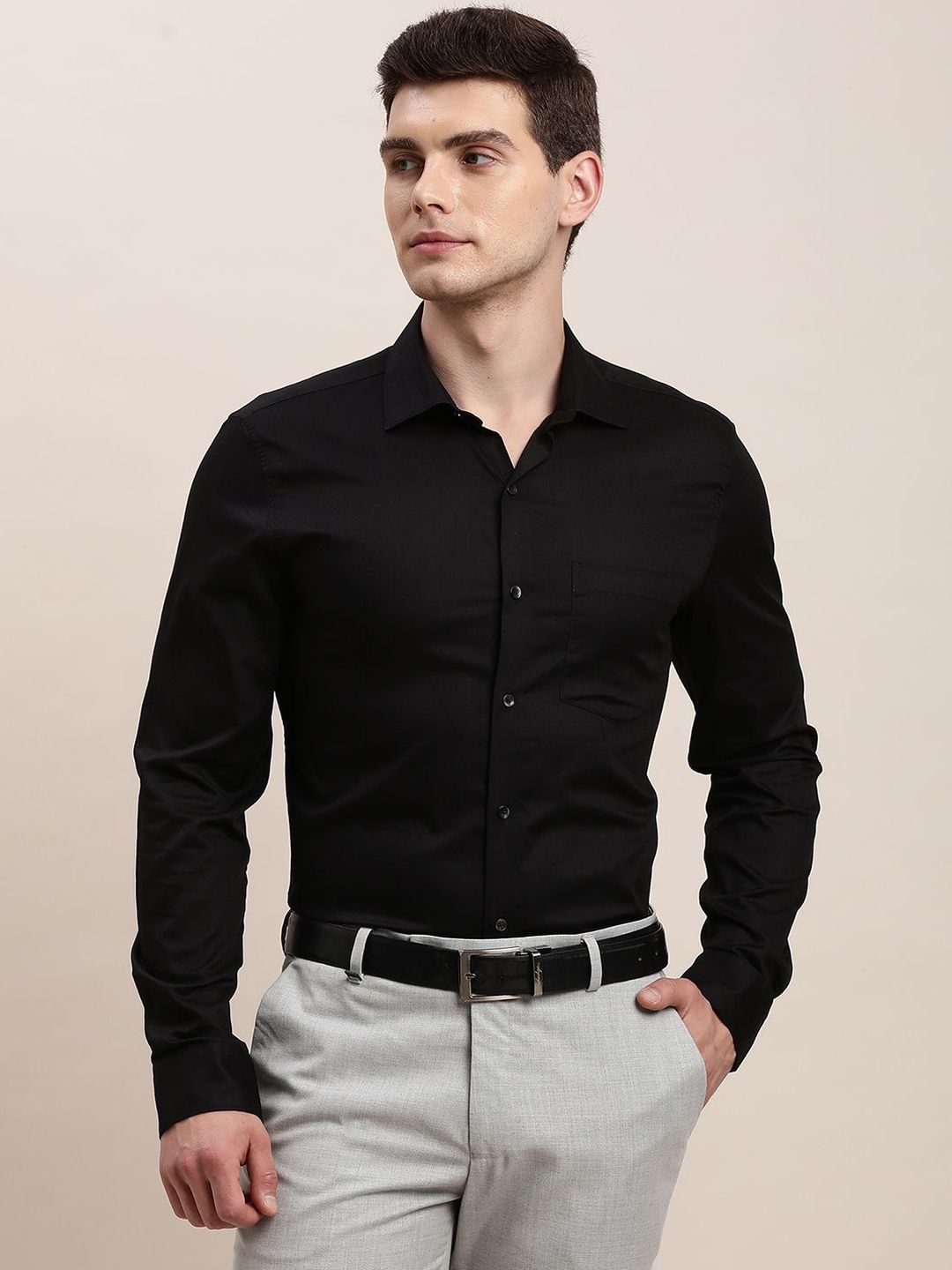 Turtle Men Standard Slim Fit Formal Shirt