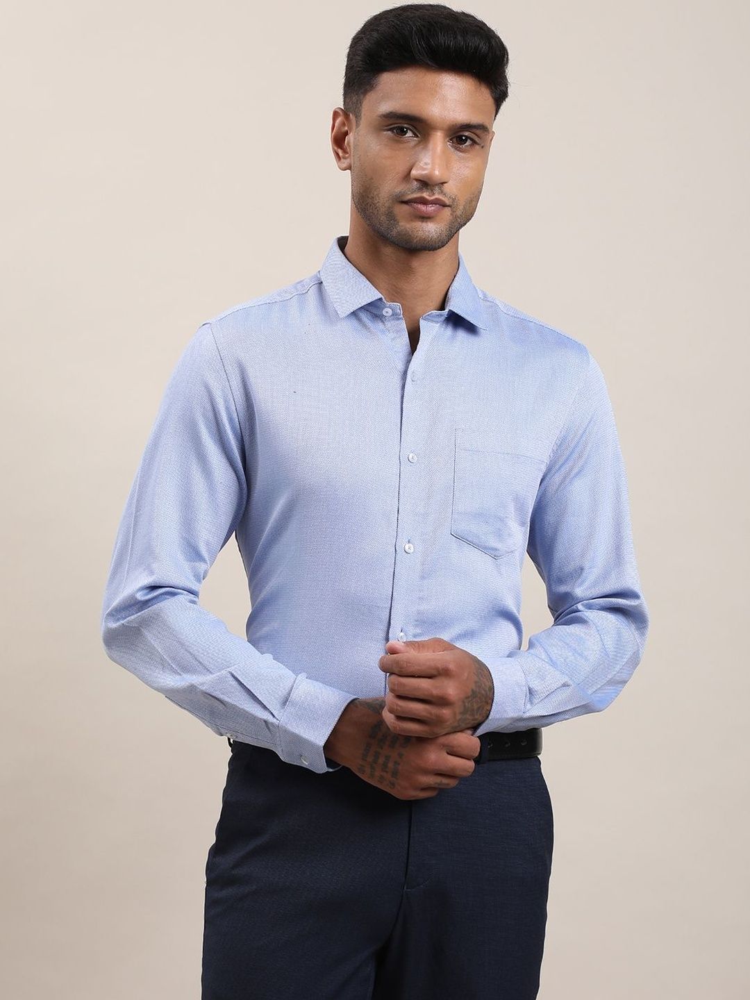Turtle Men Standard Slim Fit Formal Shirt