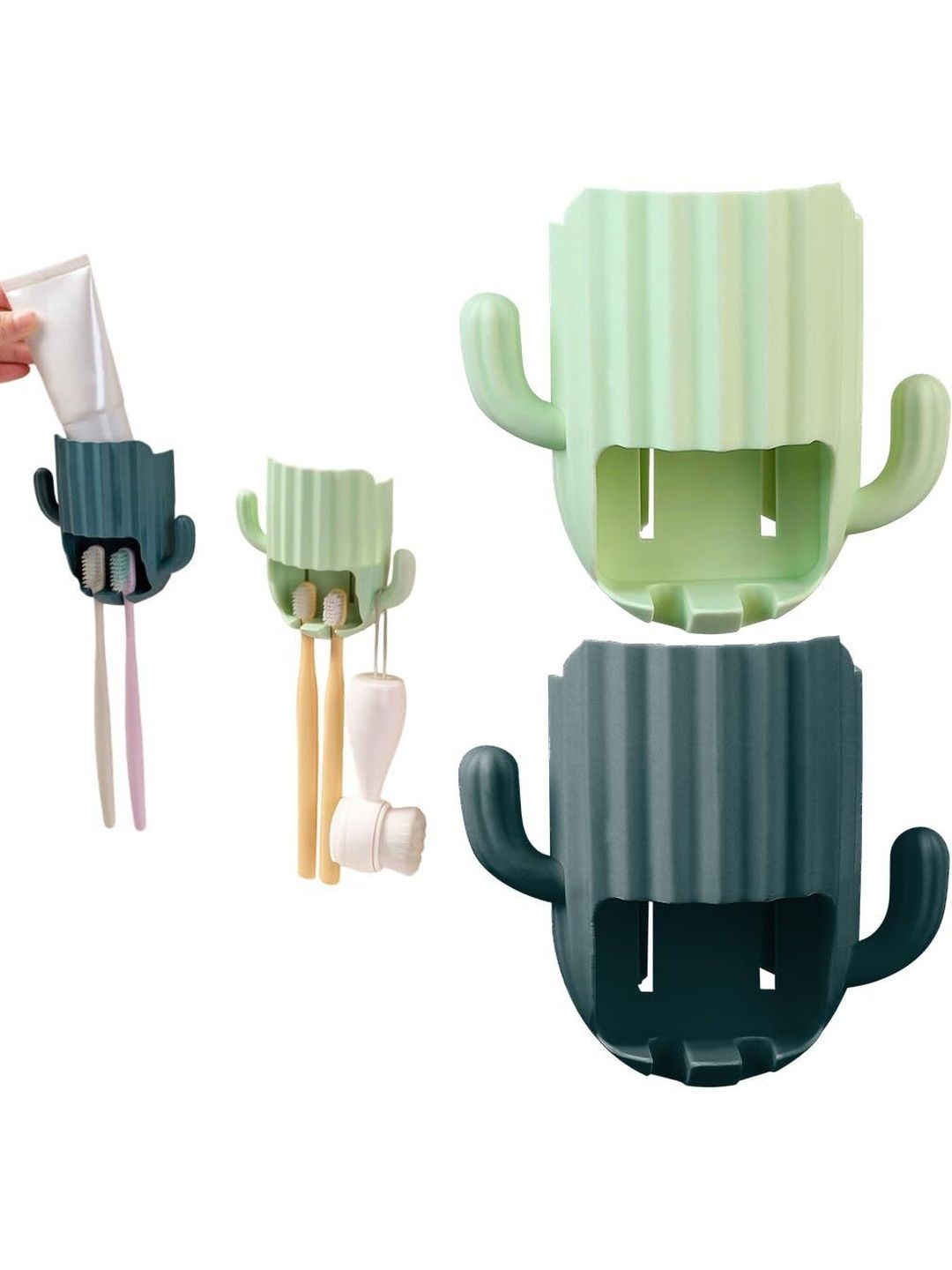 HASTHIP Multicoloured & Green 2 piece Textured Plastic