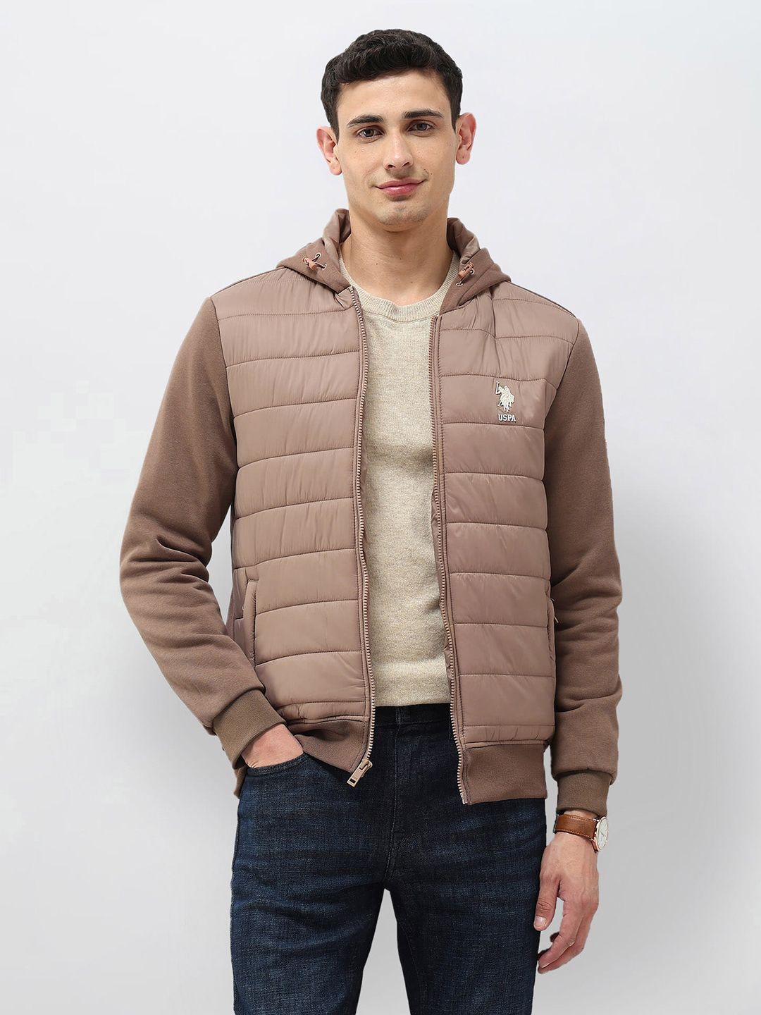 U.S. Polo Assn. Denim Co. Hooded Padded Jacket