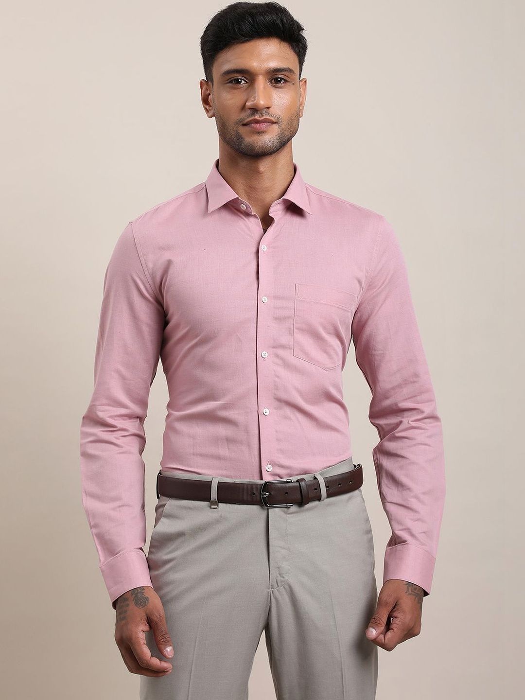 Turtle Men Standard Slim Fit Formal Shirt