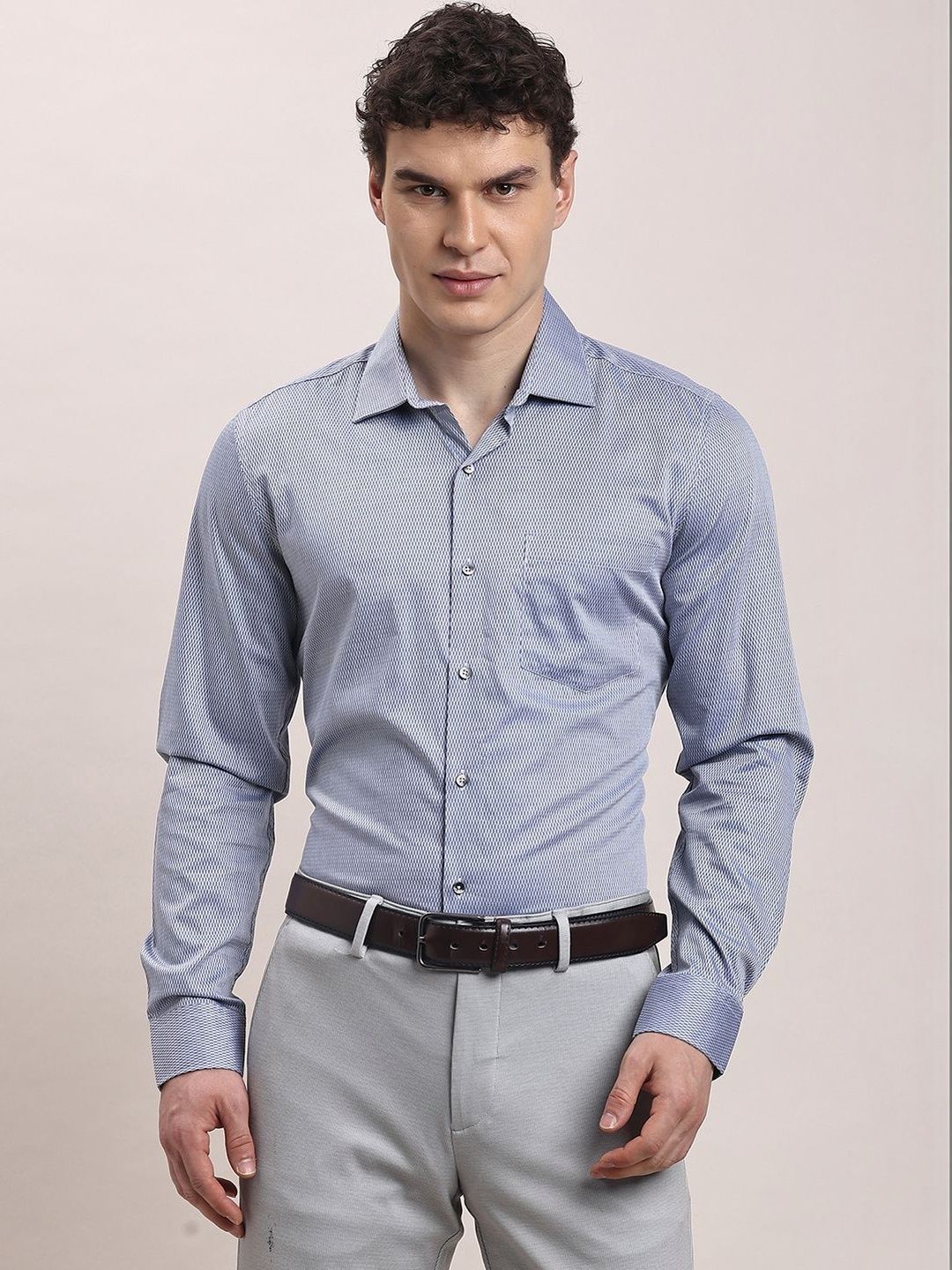 Turtle Men Standard Slim Fit Formal Shirt