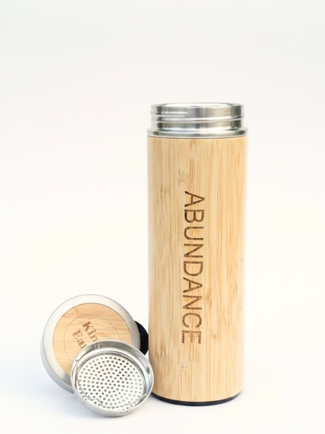 Kind of Earthy Brown Single Stainless Steel Brand Logo Double Wall Vacuum Water Bottle