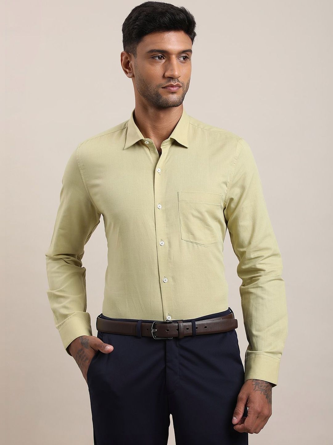 Turtle Men Standard Slim Fit Casual Shirt