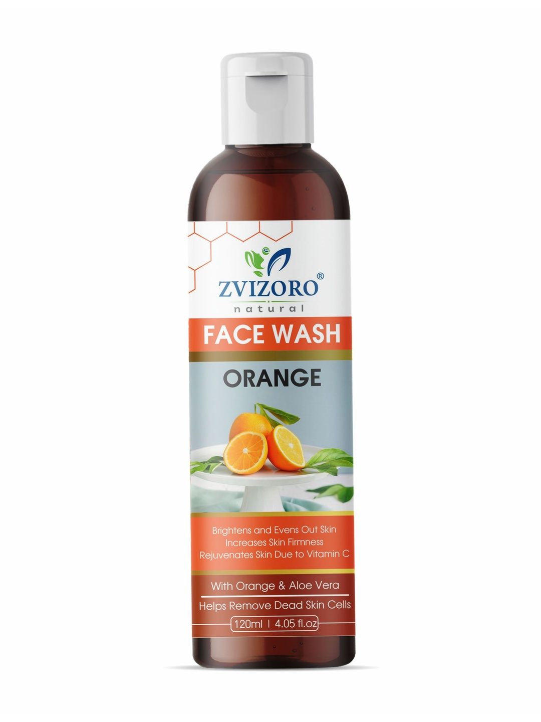 ZVIZORO Orange Face Wash For Hydration - 120 ml