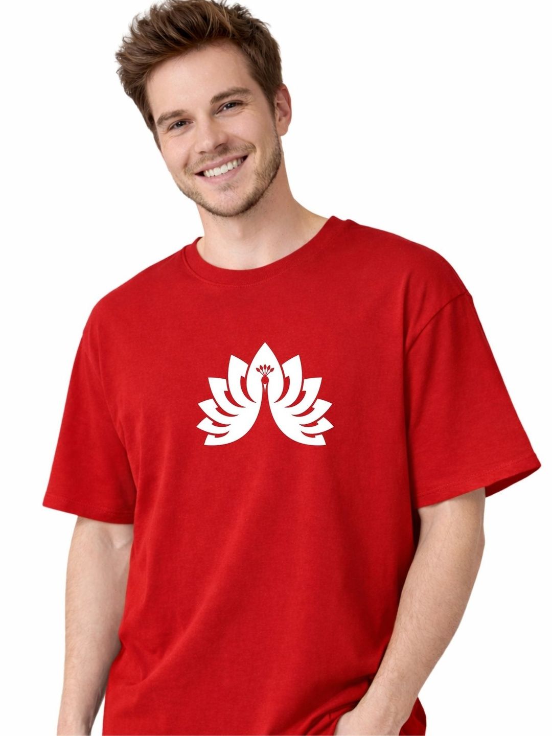 Fashnobic Men Printed Dri-FIT T-shirt