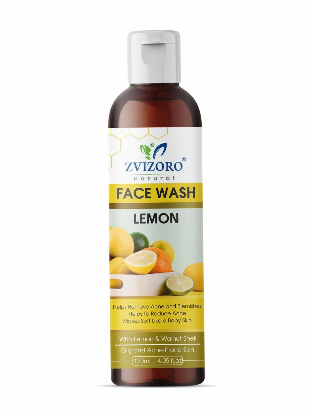 ZVIZORO Lemon Face Wash For Hydration - 120 ml