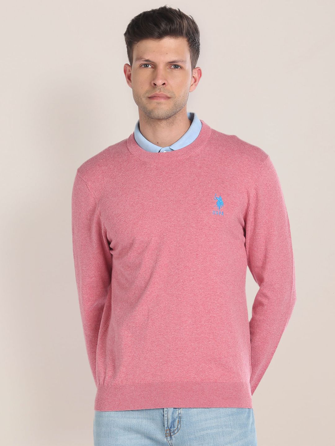 U.S. Polo Assn. Round Neck Pullover Sweater