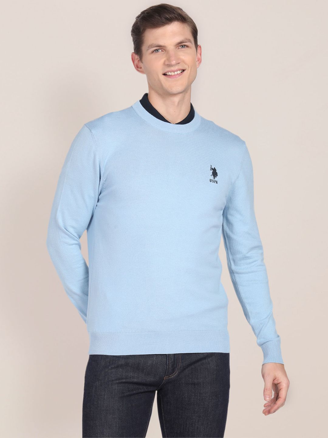 U.S. Polo Assn. Round Neck Pullover Sweater