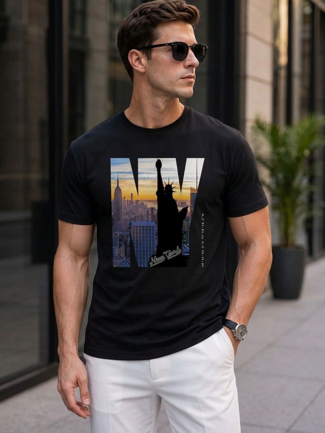 Moda Rapido Men Printed T-shirt