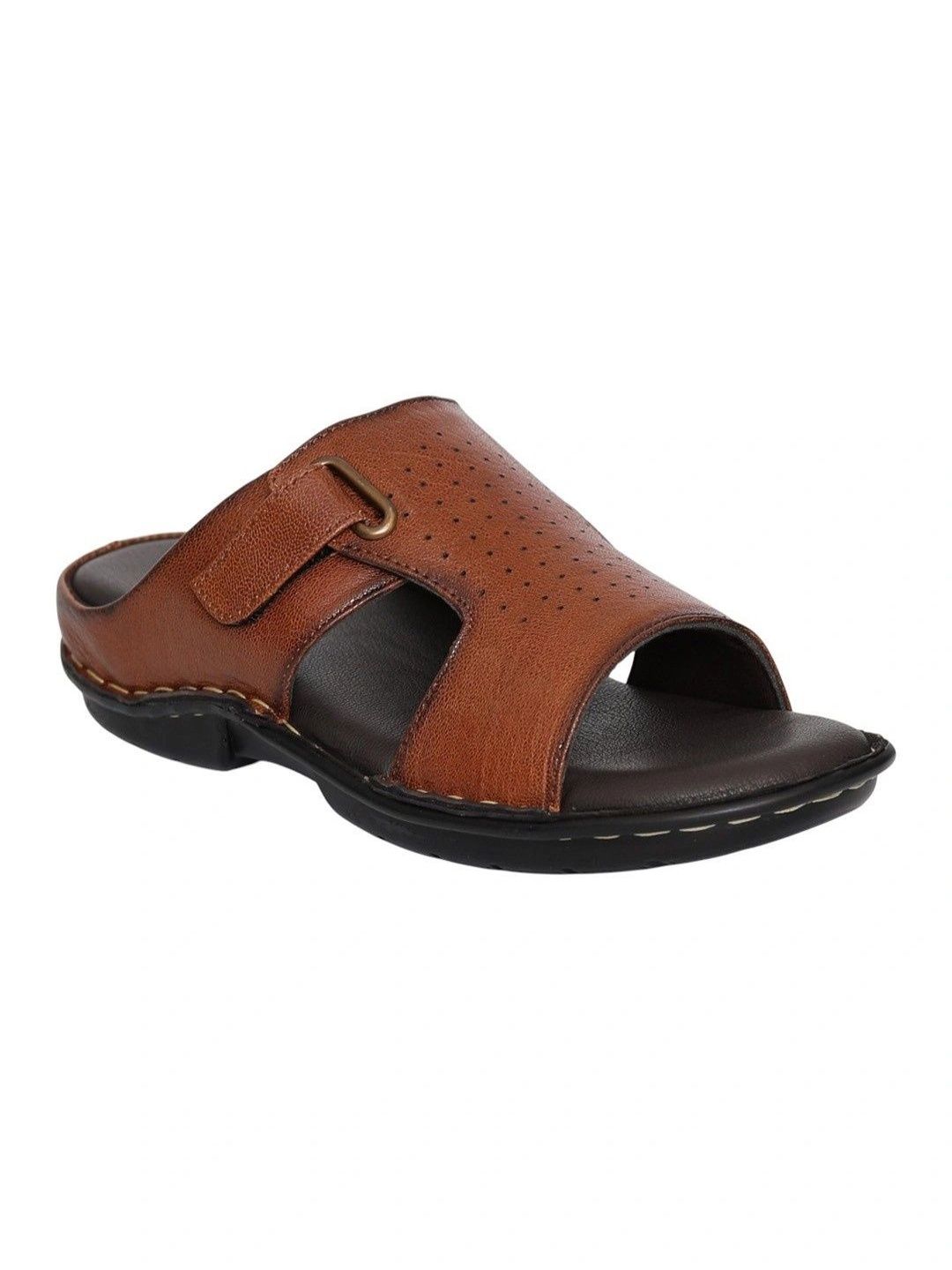 Fresco Italia Men Leather Comfort Sandals