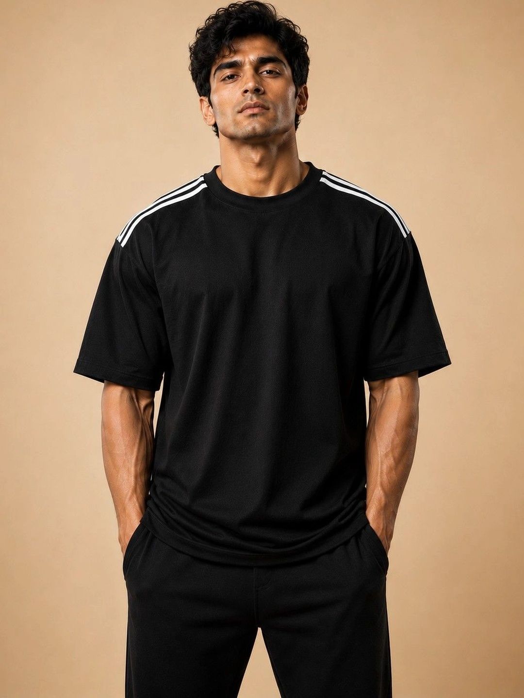 RuledBySun Men Brand Logo T-shirt