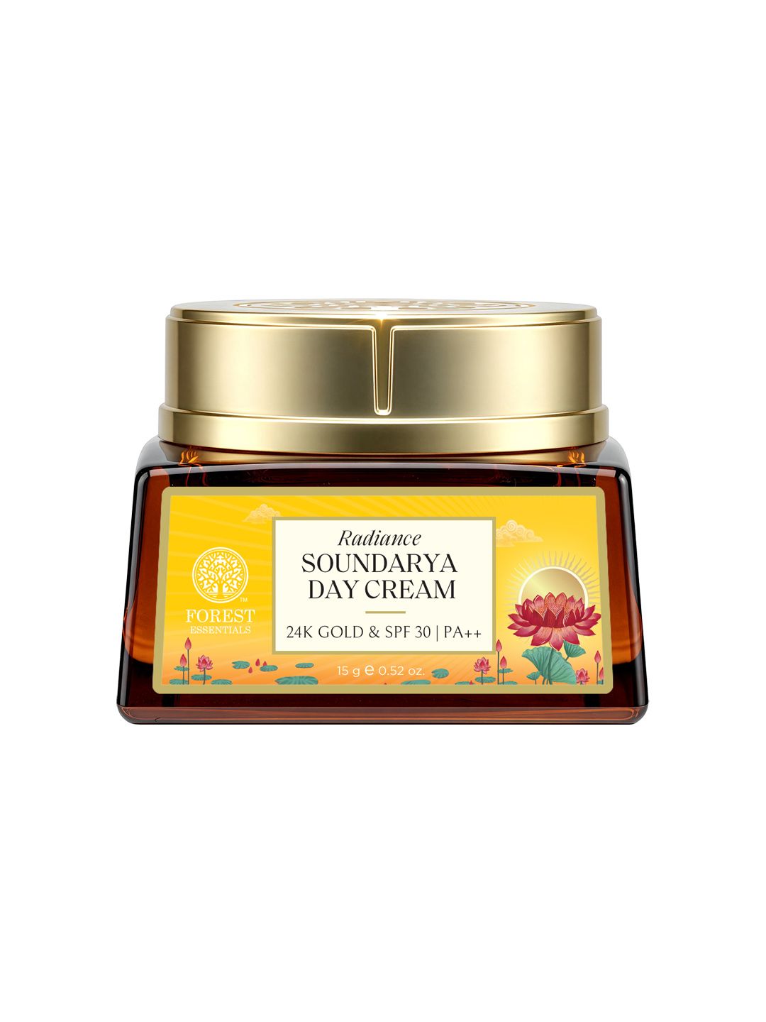 Forest Essentials Soundarya Anti Aging Radiance Cream With 24K Gold & SPF30 PA++ - 15g
