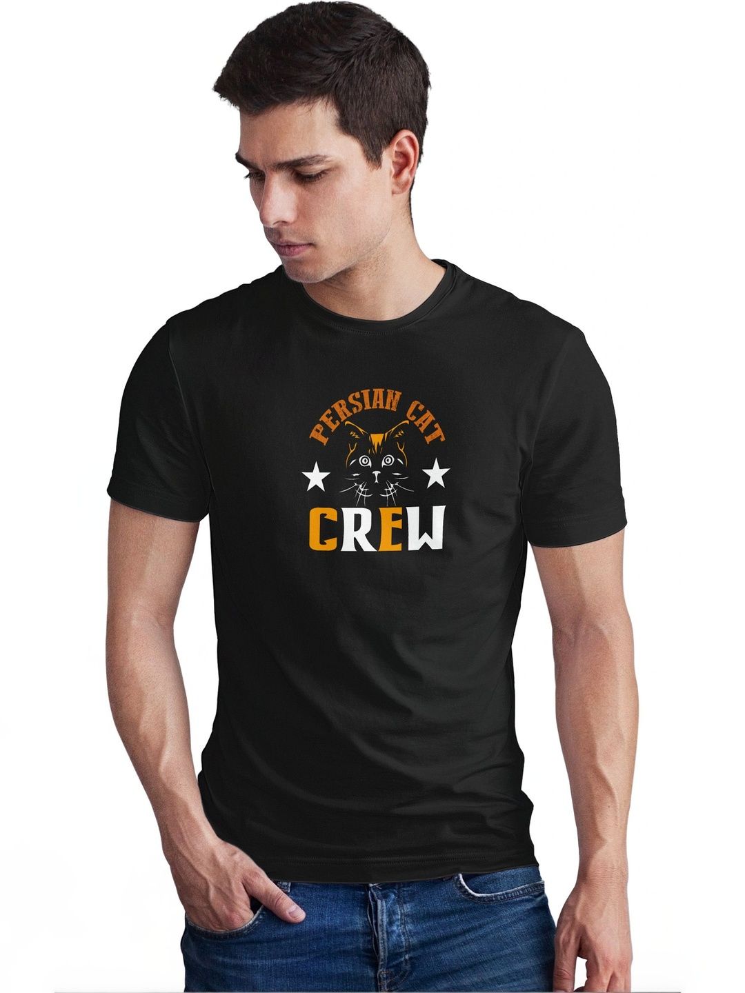 Seekbuylove Men Typography Printed Bio Finish T-shirt