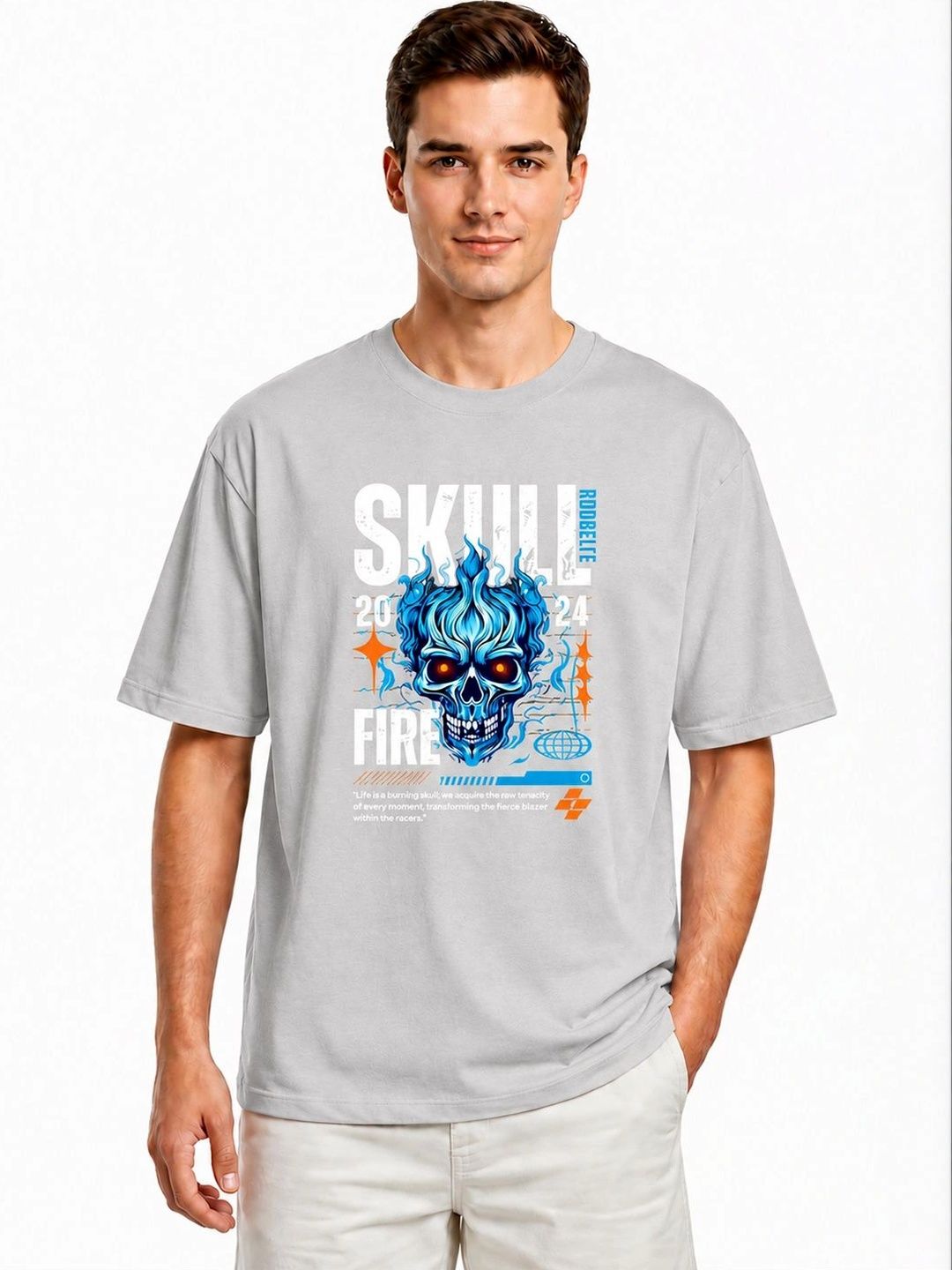 KAVYARA Men Printed T-shirt