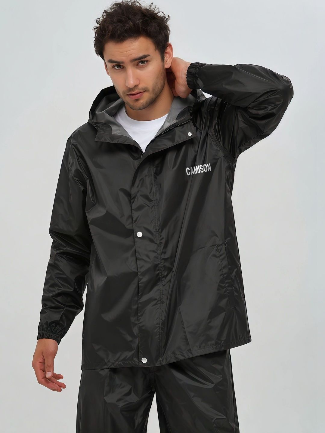 CAMISON Hooded Rain Jacket
