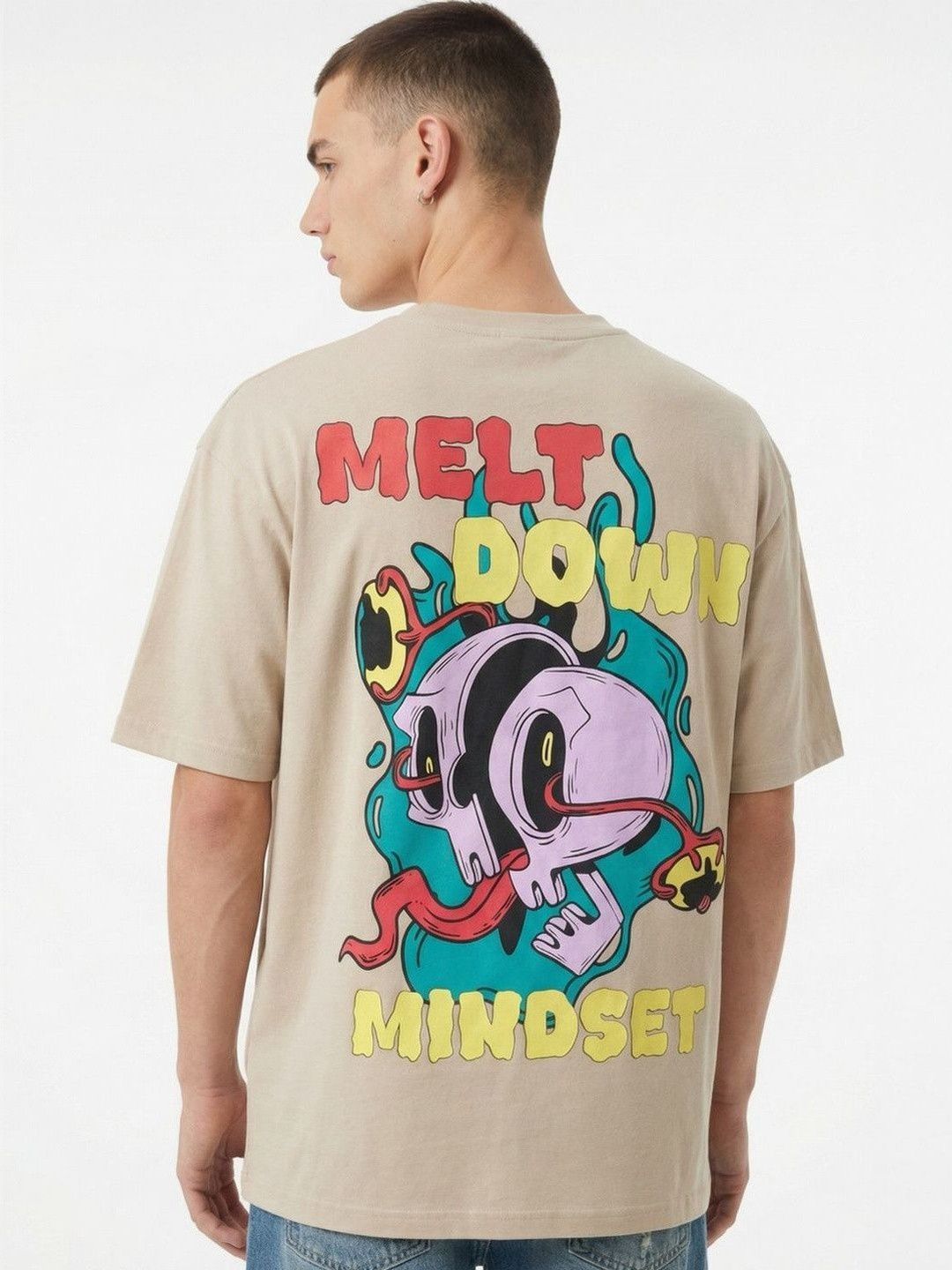 glitchez Men Printed T-shirt