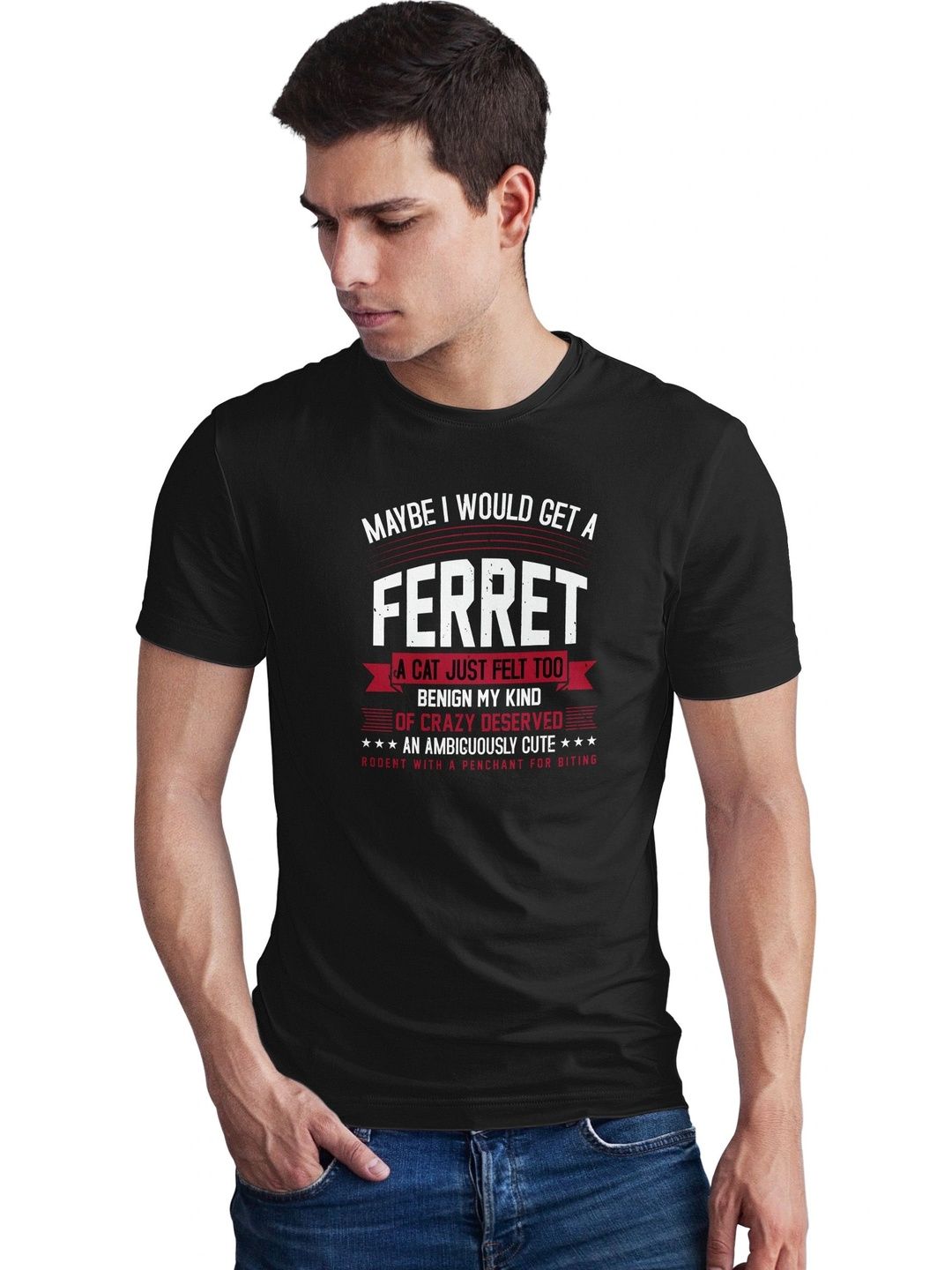 Seekbuylove Men Typography Printed Bio Finish T-shirt