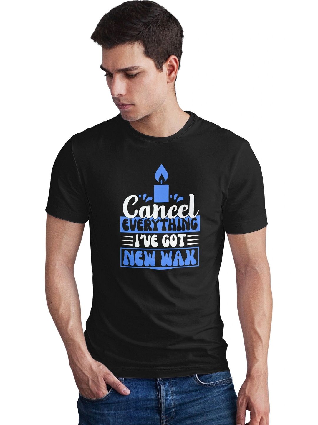 Seekbuylove Men Typography Printed Bio Finish T-shirt