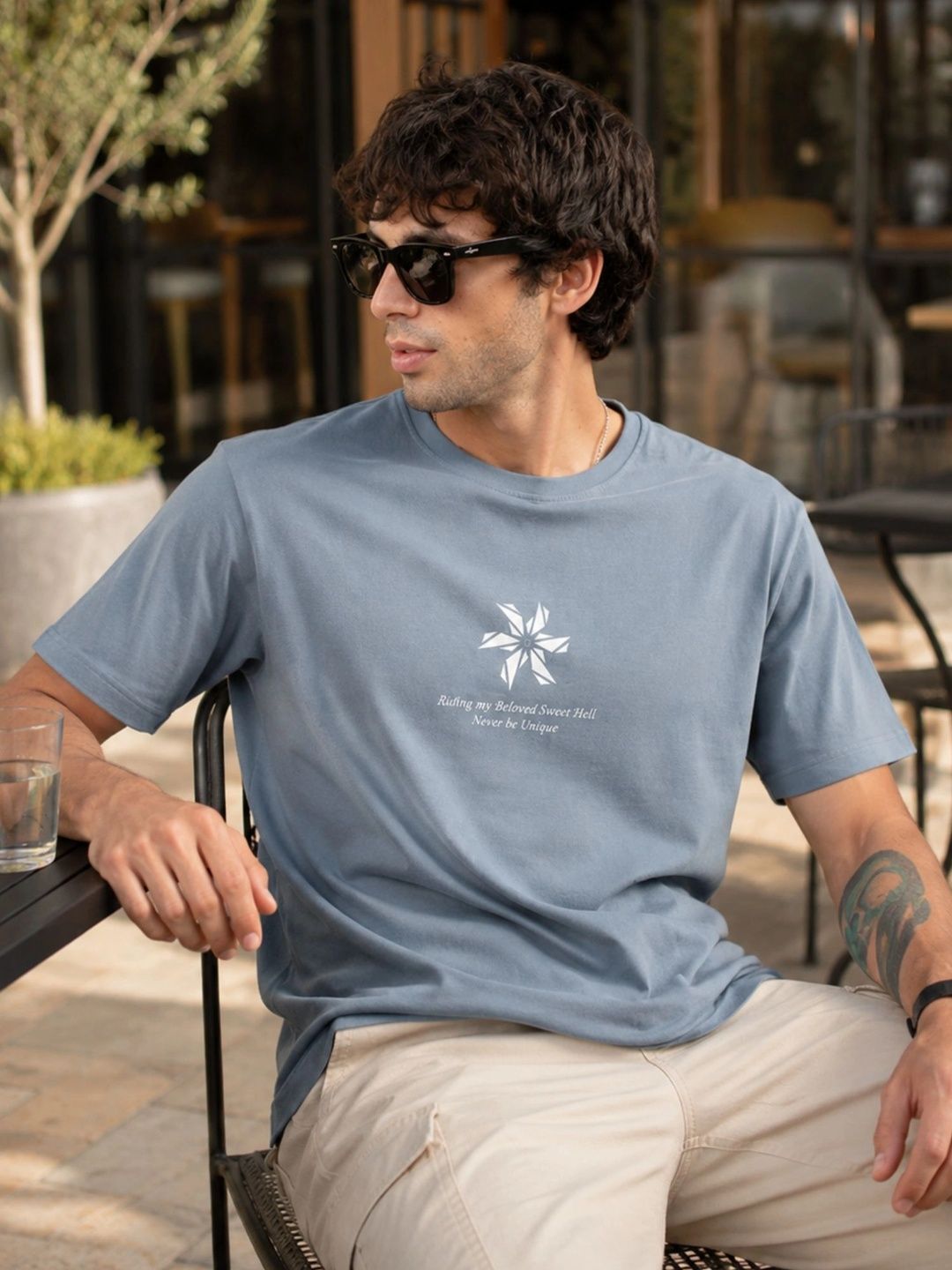 Maniac Men Printed T-shirt
