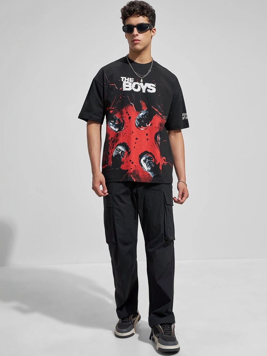 HIGHLANDER The Boys Graphic Printed Cotton T-shirt