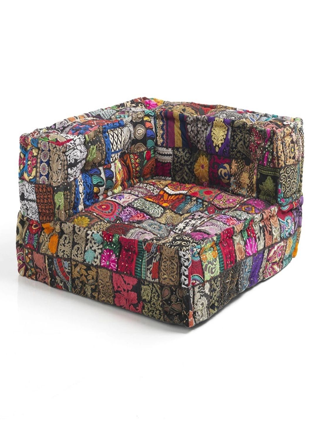 ASHEVILLE ASHEVILLE Black Upholstery No Wood Modular Sofa