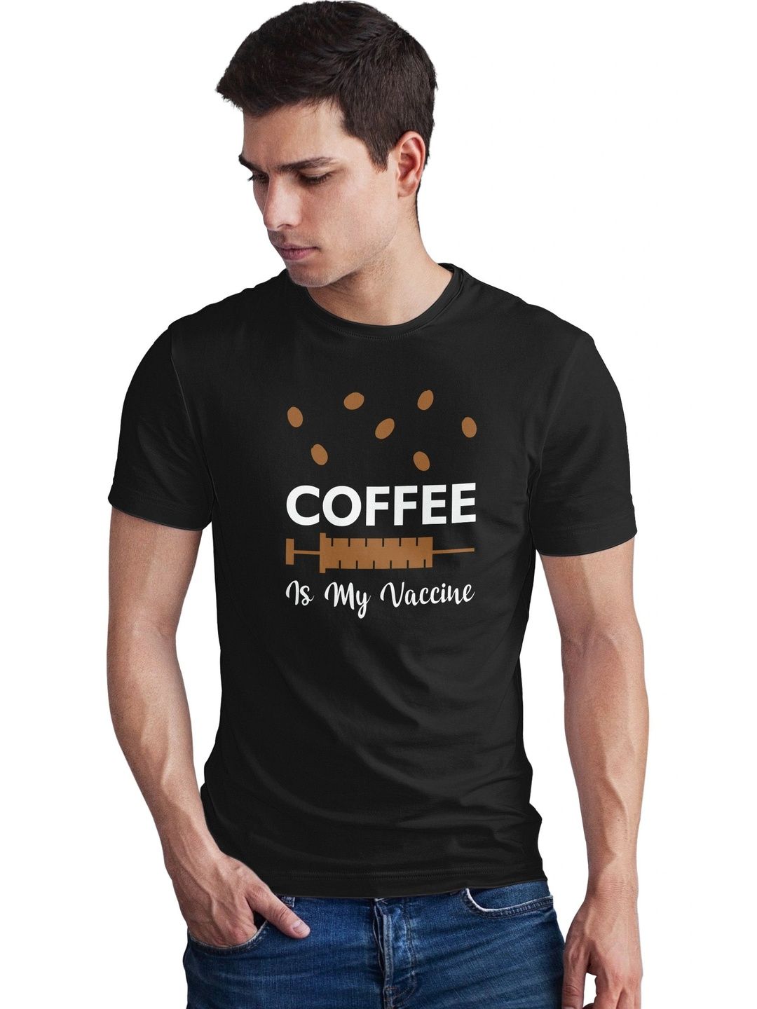 Seekbuylove Men Typography Printed Bio Finish T-shirt