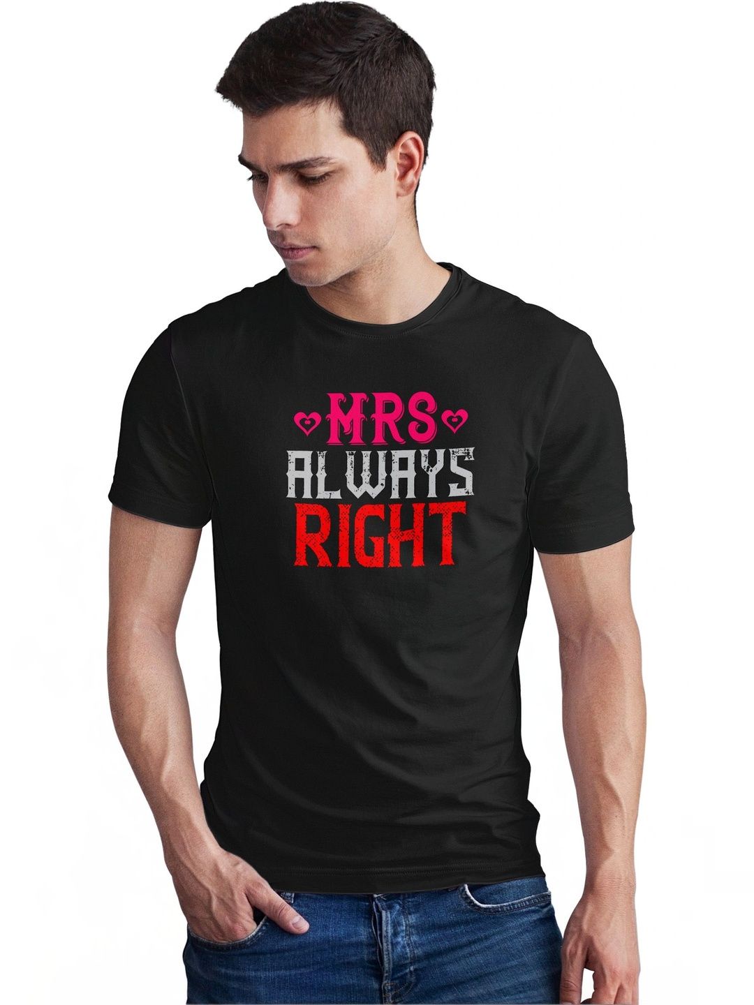 Seekbuylove Men Typography Printed Bio Finish T-shirt